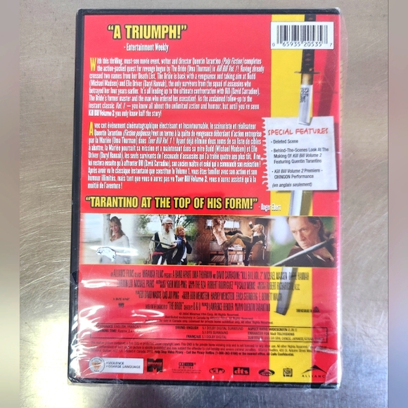 Kill Bill DVD 📀 Volume 1 & 2 - Picture 6 of 6